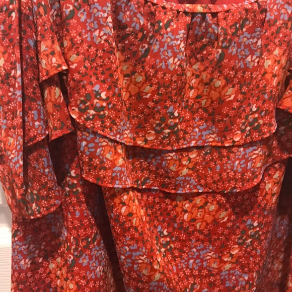 Rebecca Minkoff Ruffle Top - size L - Picture 2 of 3